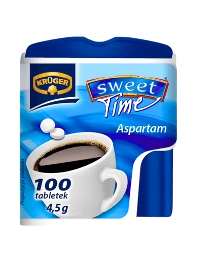 8 x Krüger Sweet Time stolní sladidlo v tabletách 4,5 g (100 kusů)