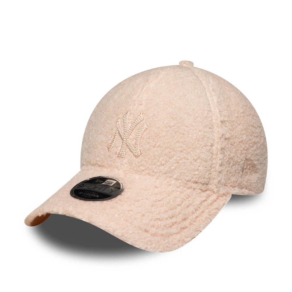 Różowa czapka z daszkiem New Era Ny Yankees Borg Kids 9FORTY 53-55 cm