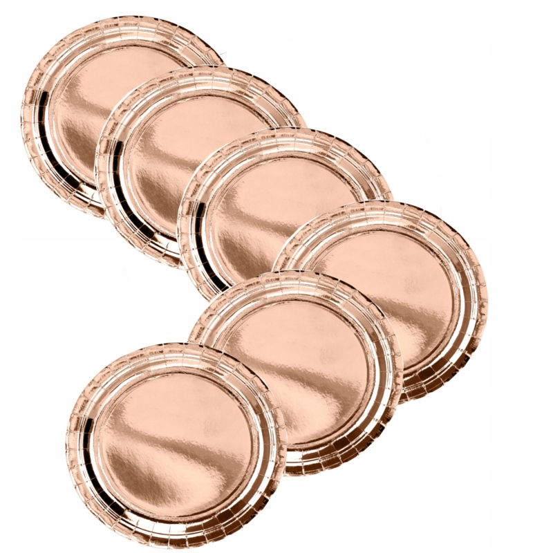 

Talerzyki Wieczór Panieński różowe złoto rose gold
