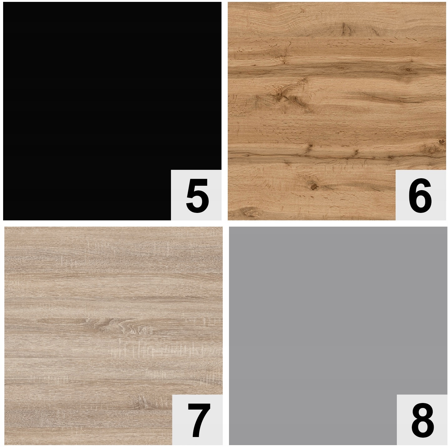 Zestaw meble szafka RTV do salonu dziennego nowoczesna meblościanka C47 1A Wykończenie połysk