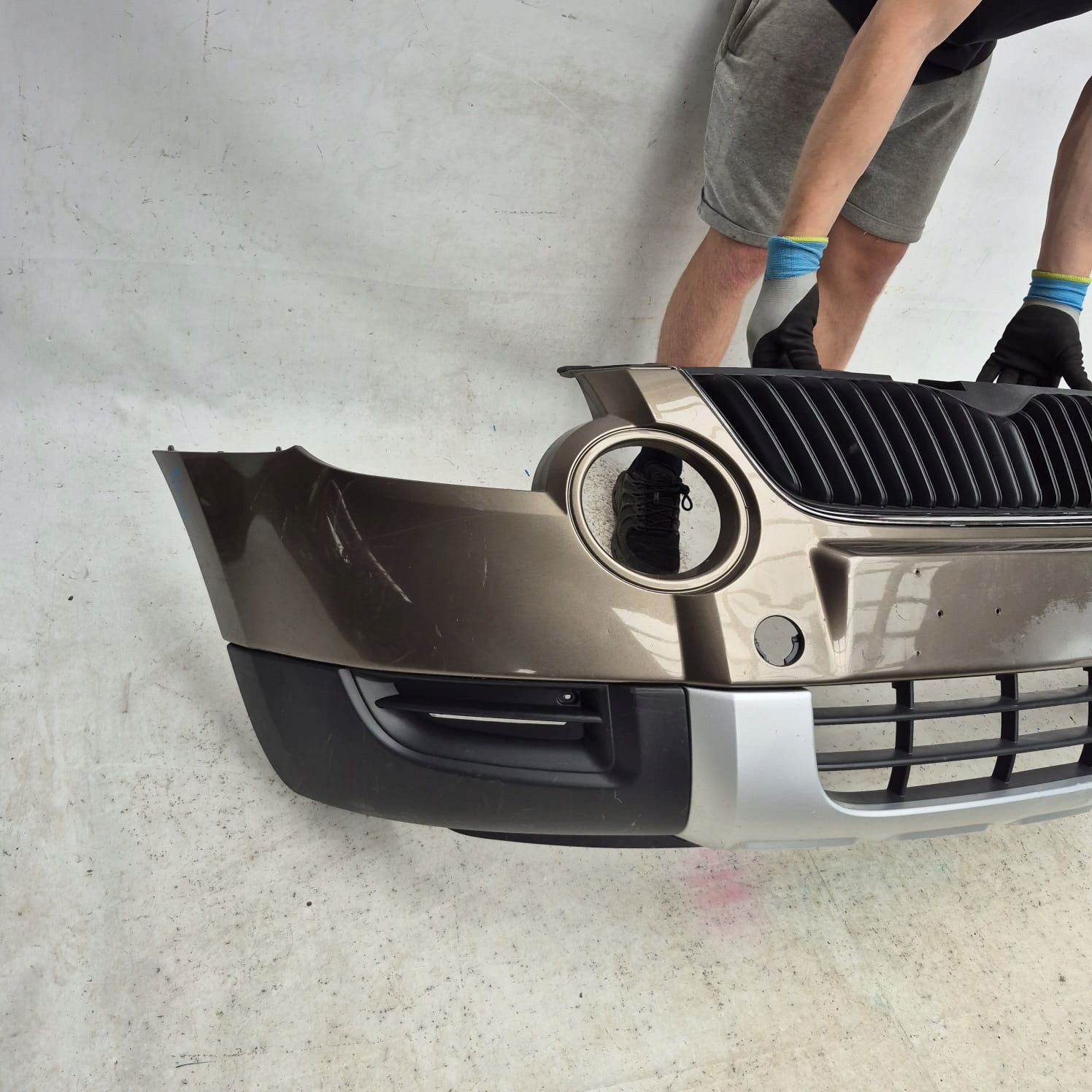 SKODA YETI 09-12 bumper front front