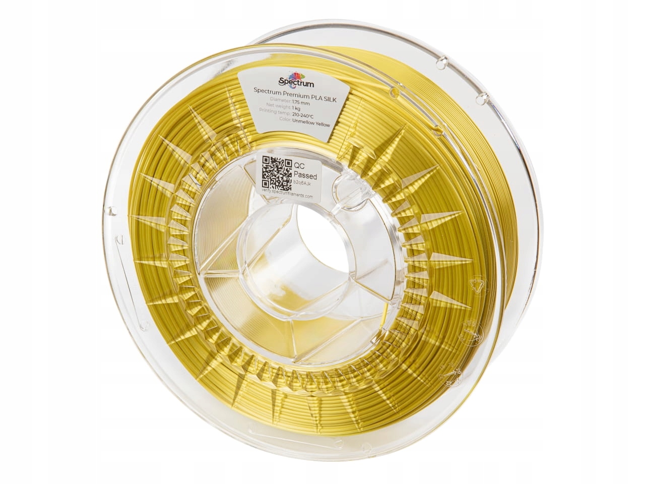 Spectrum Pla Silk 1.75 mm Unmellow Yellow 1Kg