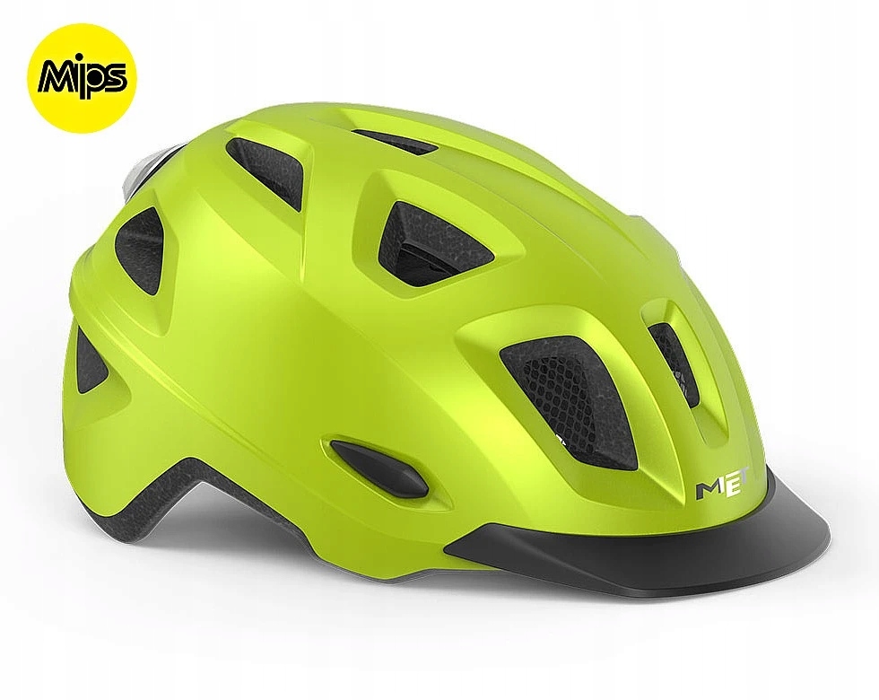 kask Met Mobilite Mips Reflex Yellow Mat