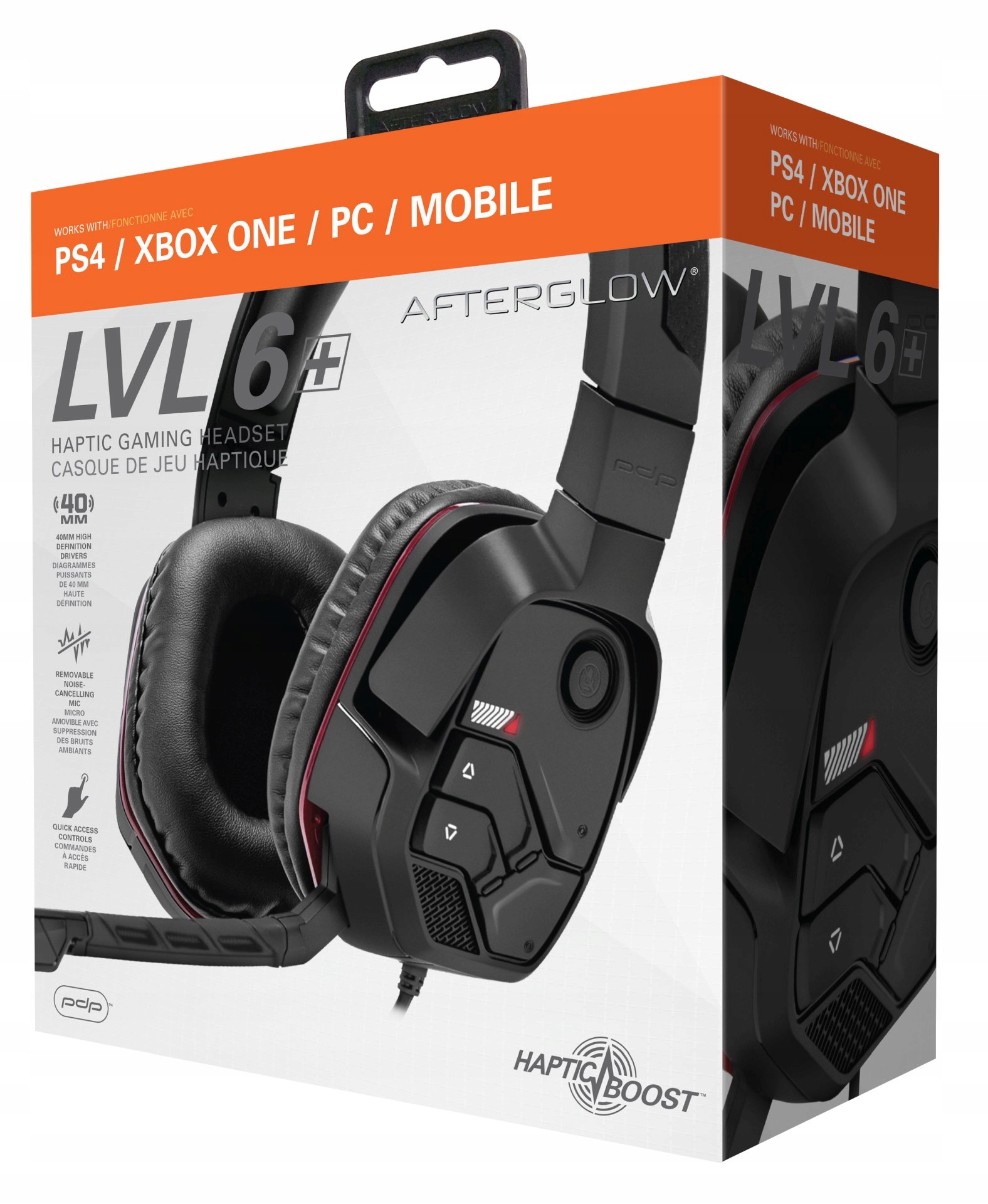 Pdp PS5/PS4/XS/XO/SWITCH/PC/MOBILE Sluchátka Afterglow LvL 6+