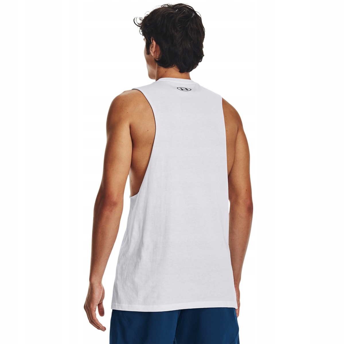 Under Armour Pánské tílko Under Armour Ua Left Chest Cut Off Tank-wht