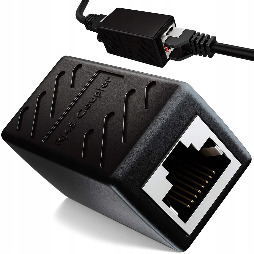 Łącznik RJ45 złączka beczka przedłużka sieciowa adapter Lan ethernet Cat5e