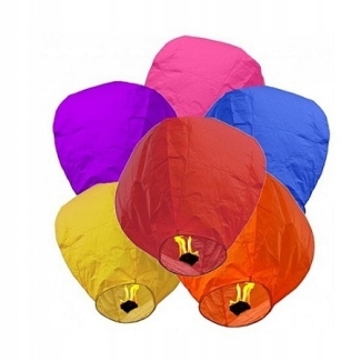 

Lampion szczęścia latający latarnia 10szt XXL sylw