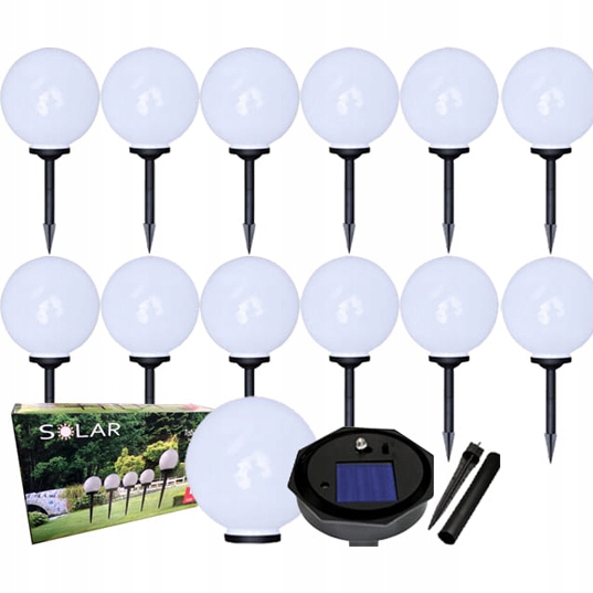 

Lampa Solarna kula lampy solarne ogrodowe kule Led