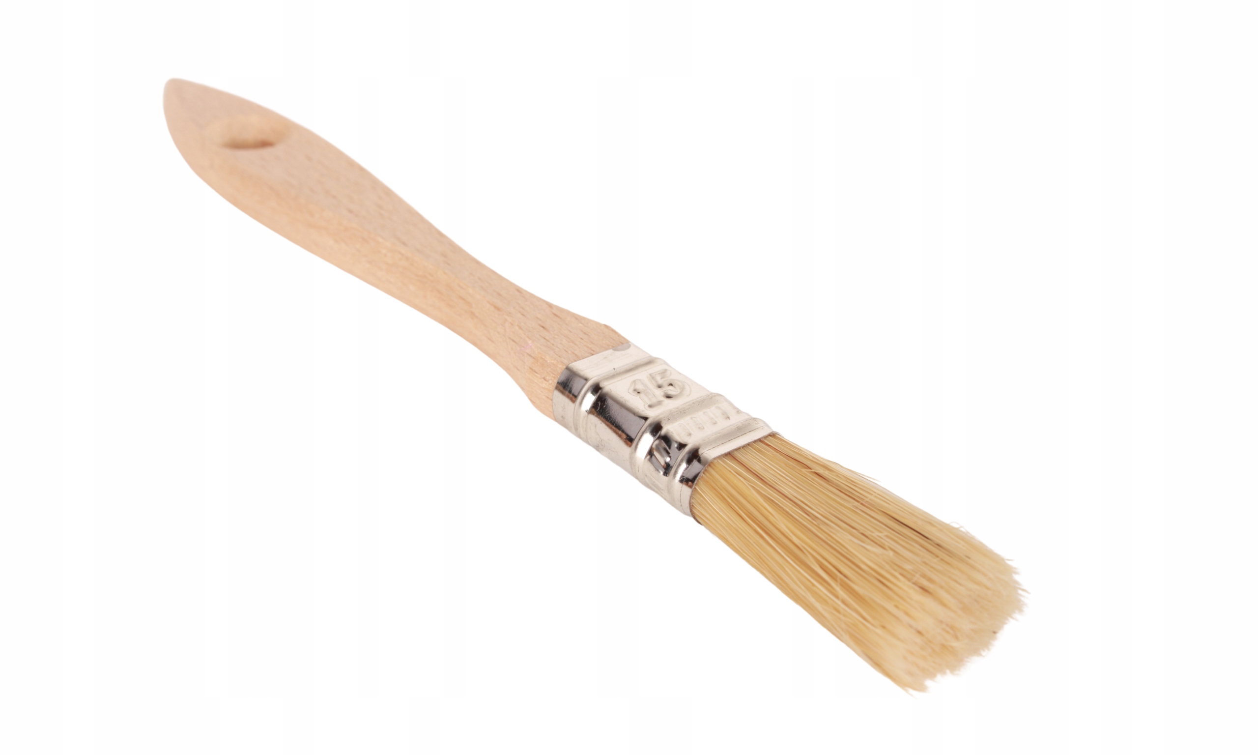 PĘDZEL ANGIELSKI 15mm PŁASKI MALARSKI NATURALNY Marka Woodcarver