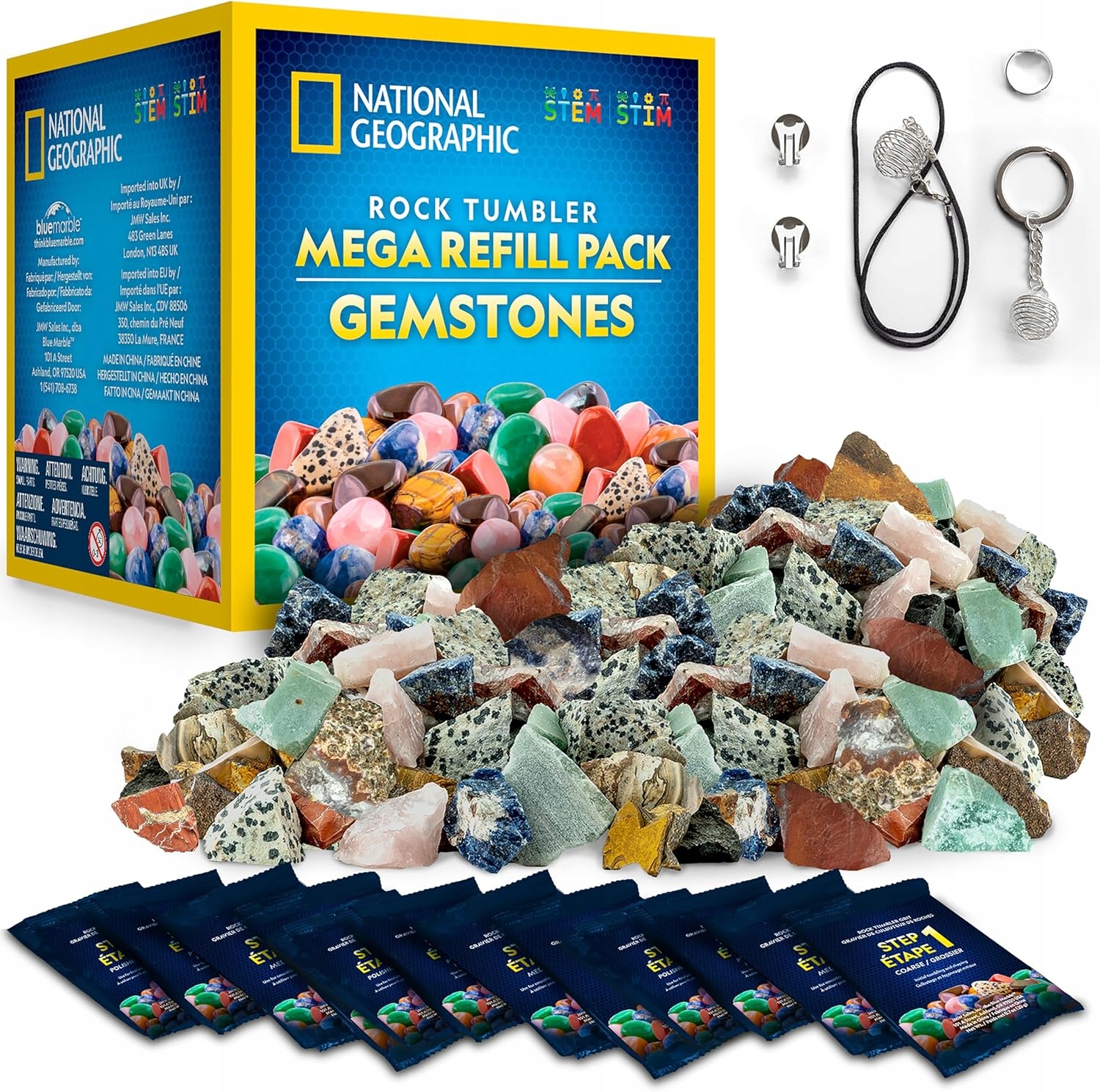 National Geographic Rock Tumbler Refill Kit – 1.36 kg