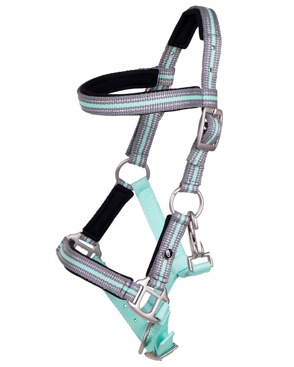 Kantar źrebięcy QHP Flore z naczółkiem Ice green/miętowy Foal (Full)