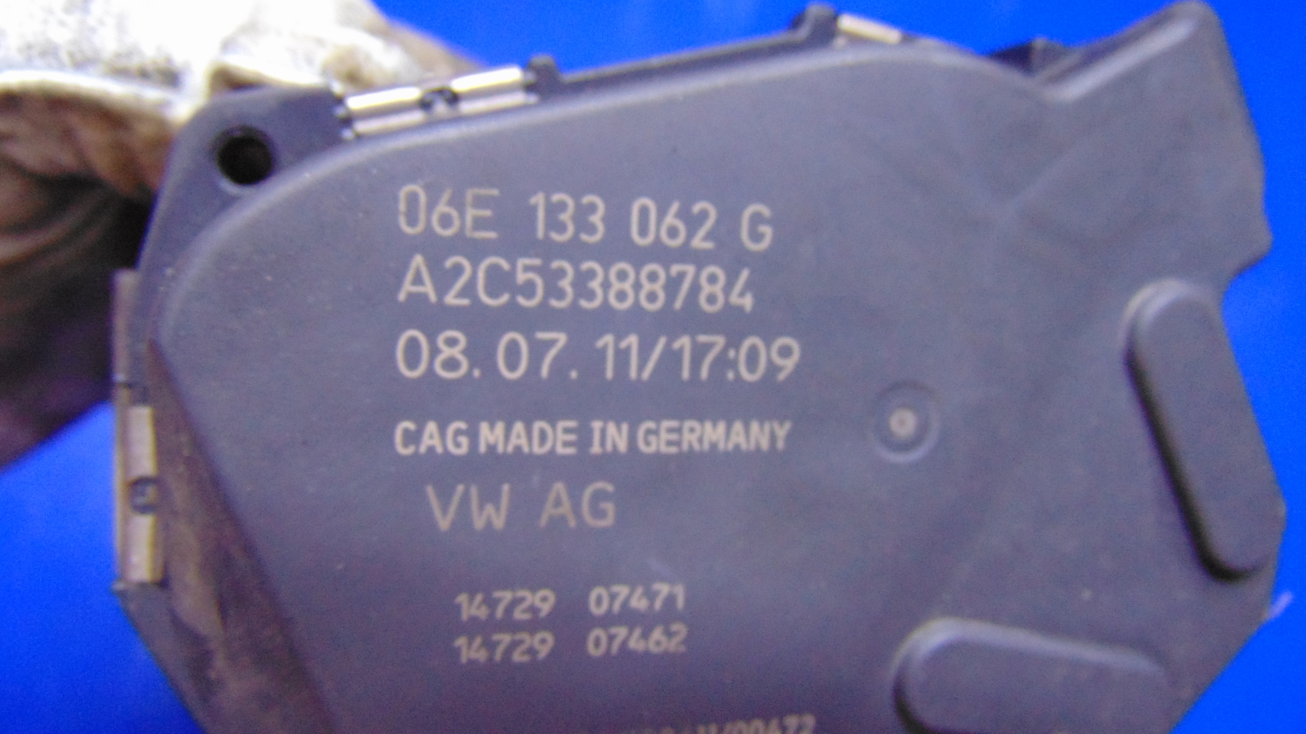 throttle flap 3.2FSI AUDI A6 C6 A4 B7 A5 A8