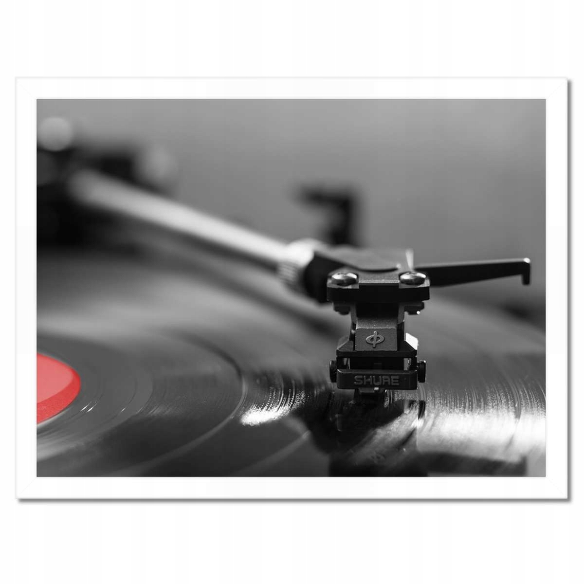 Plakáty v rámu 40x30 Vinylová deska Audio jehla
