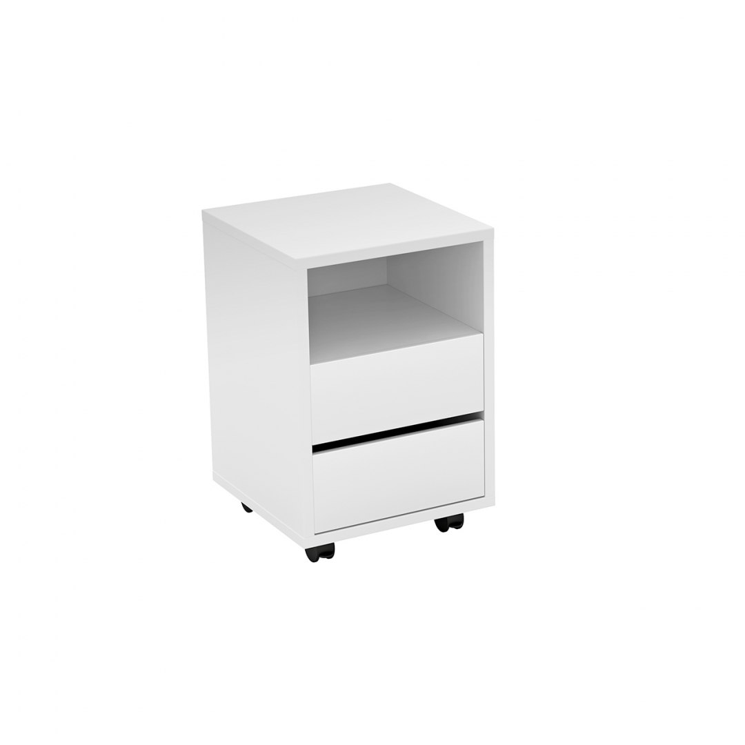 Kontenerek AGAPI 00 biały - elegancka przechowywalnia w modnym designie