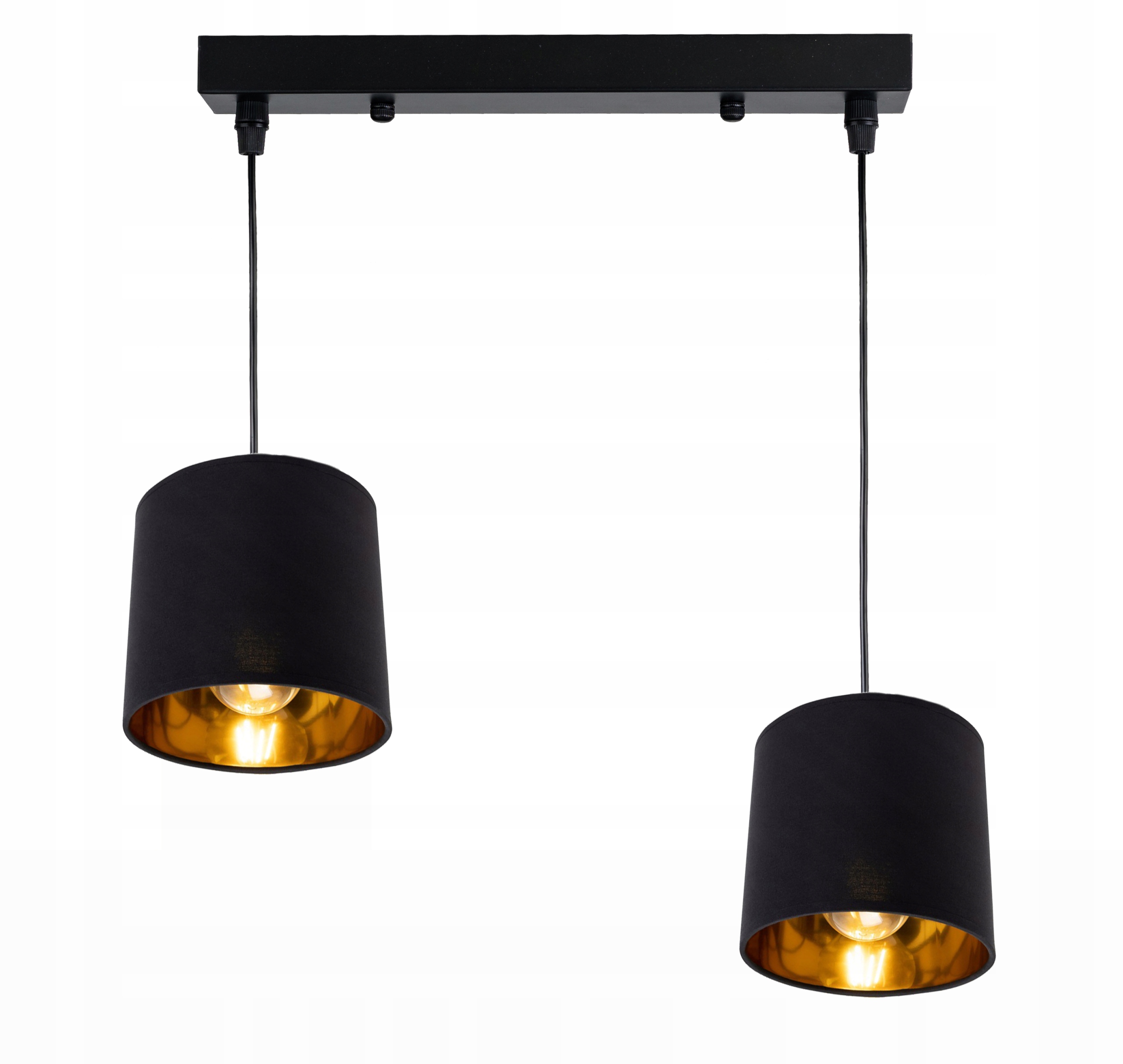 Závěsná Lampa Zwis lustr sufiová Abażur zlatá 2