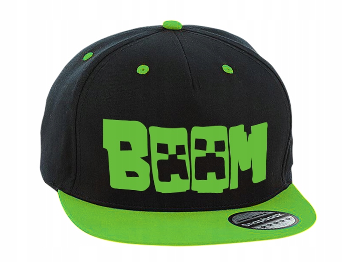 

Minecraft Czapka Snapback Regulowana Dużo Wzorów