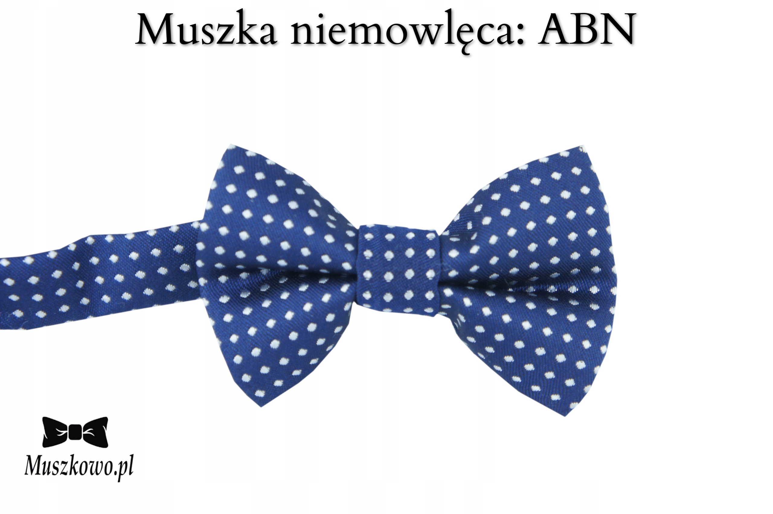 Granatowy ZESTAW Szelki i muszka dla dziecka 0-18 miesięcy Kolor niebieski