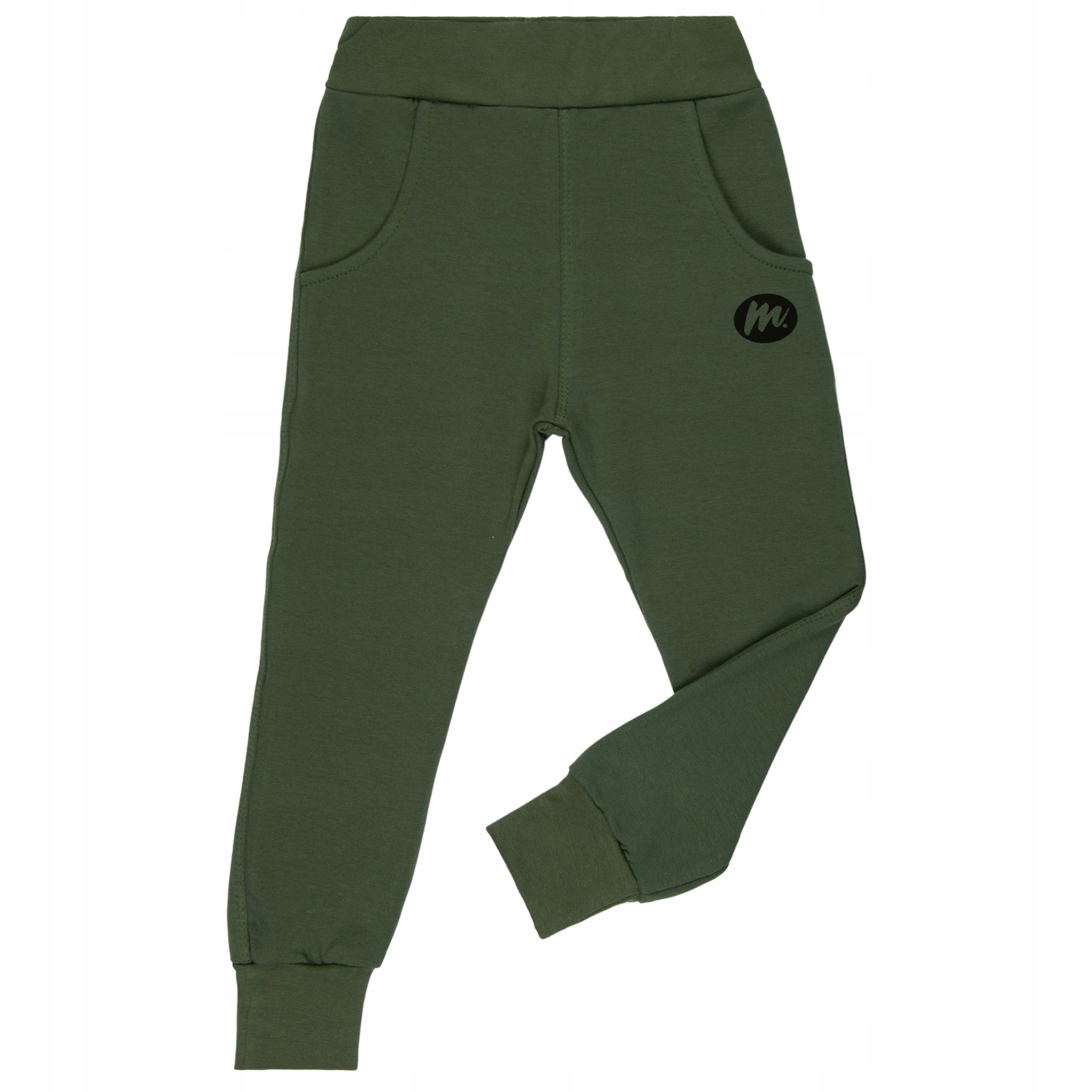 

Spodnie Dresowe ciemnozielone Szczupłe 104 Mrofi