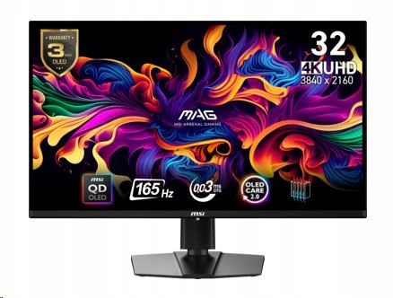Msi LCD Mag 321UP Qd-oled, 31.5", 3840x2160, Qd-oled, 0, 03ms, Vesa…