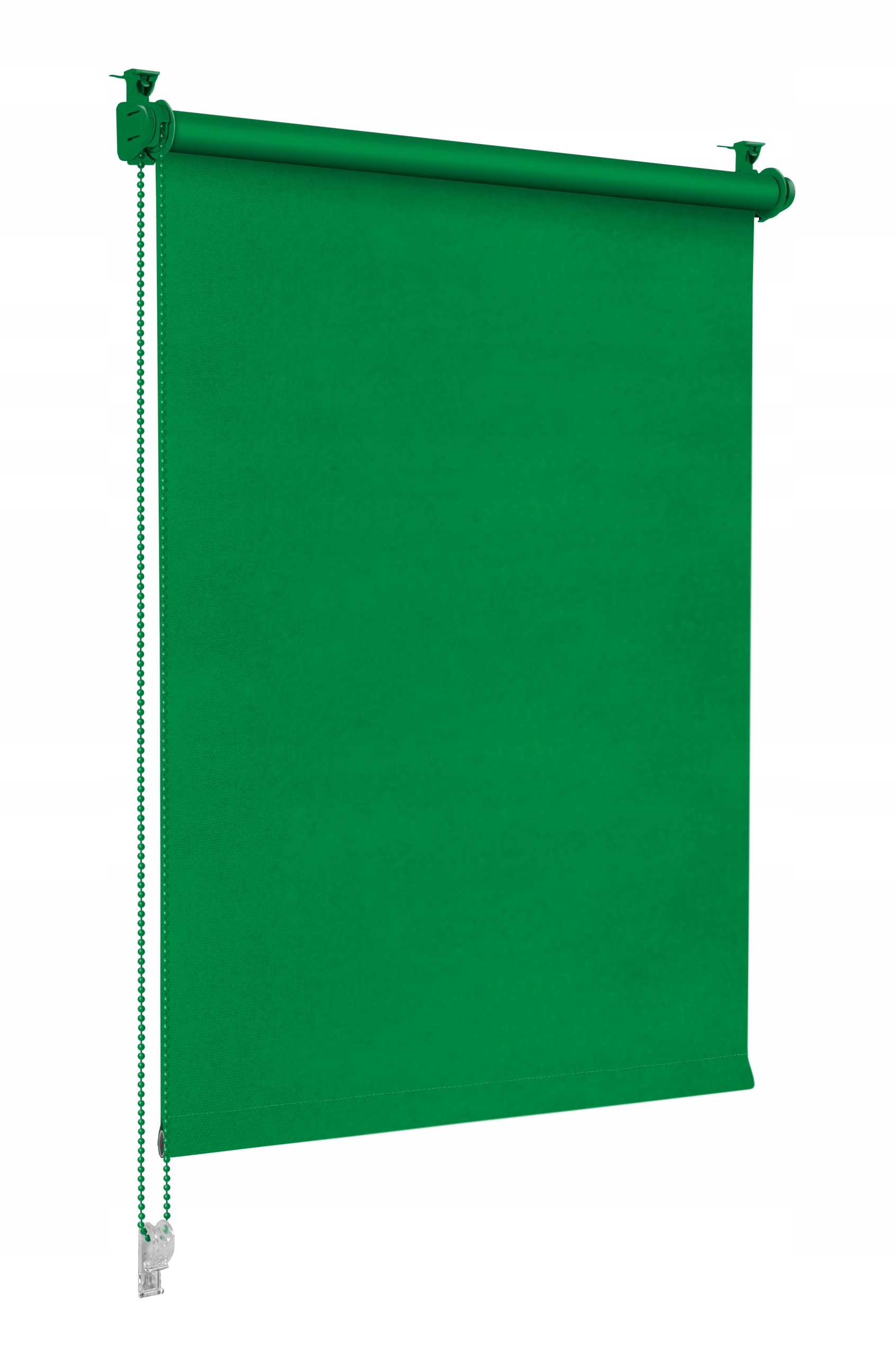 Roleta okienna zaciemniająca kolor: zielony wym. 100cm x 210cm