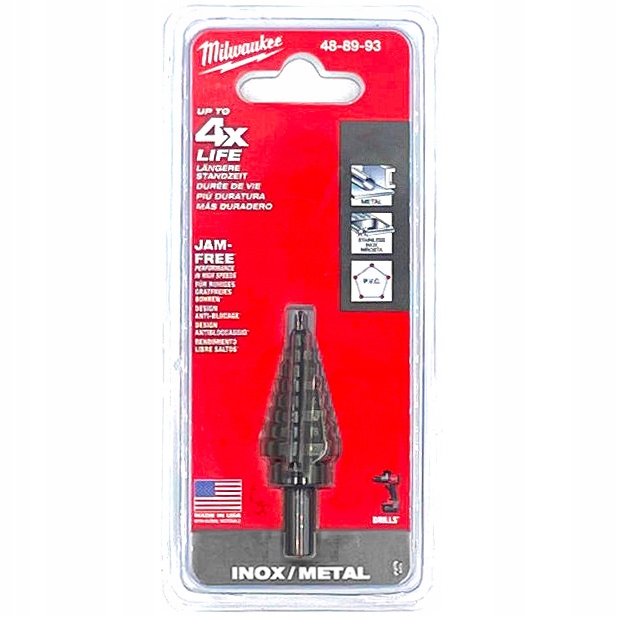 Wiertło Stopniowe Kobaltowe Do Metalu 4-20mm Milwaukee 48899372