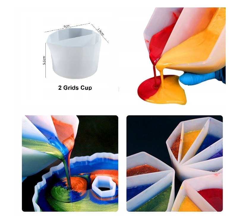 

kubek silikon P2 dozujący żywicy epoksydowa