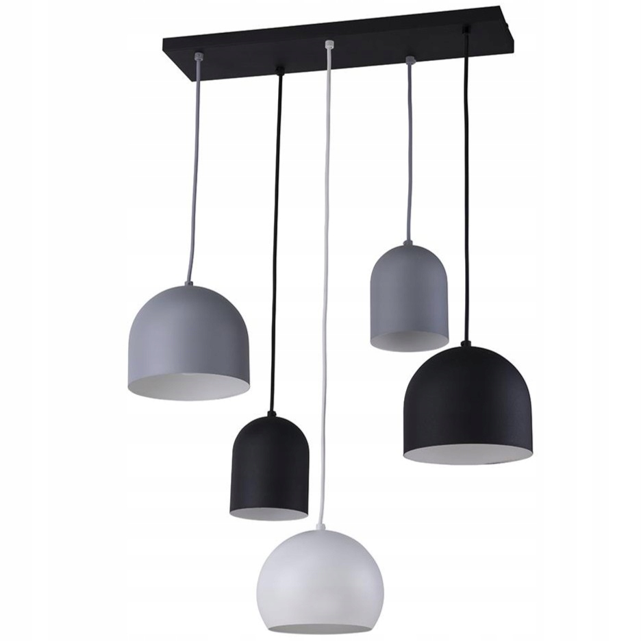 Lampa wisząca sufitowa nad stół wyspę do jadalni kuchni czarna Tempre 5