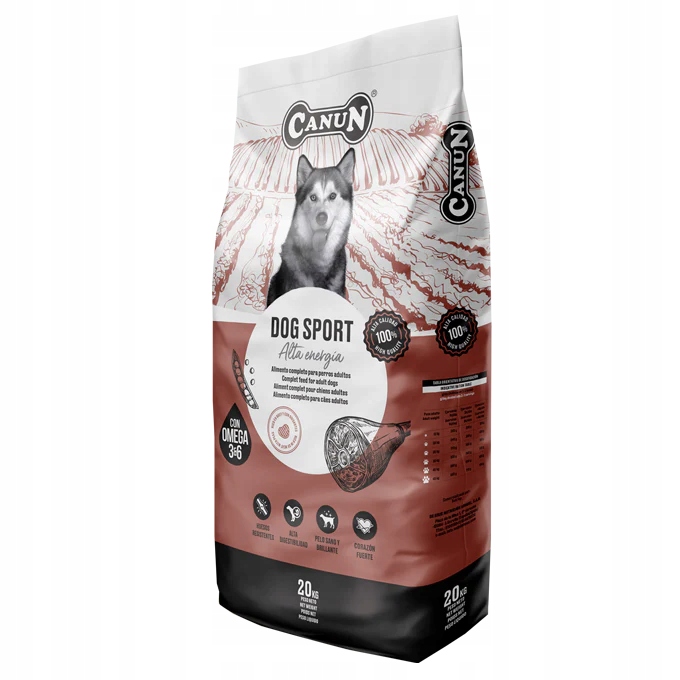 Canun Dog Sport 20 kg krmivo pro energické a sportovní psy