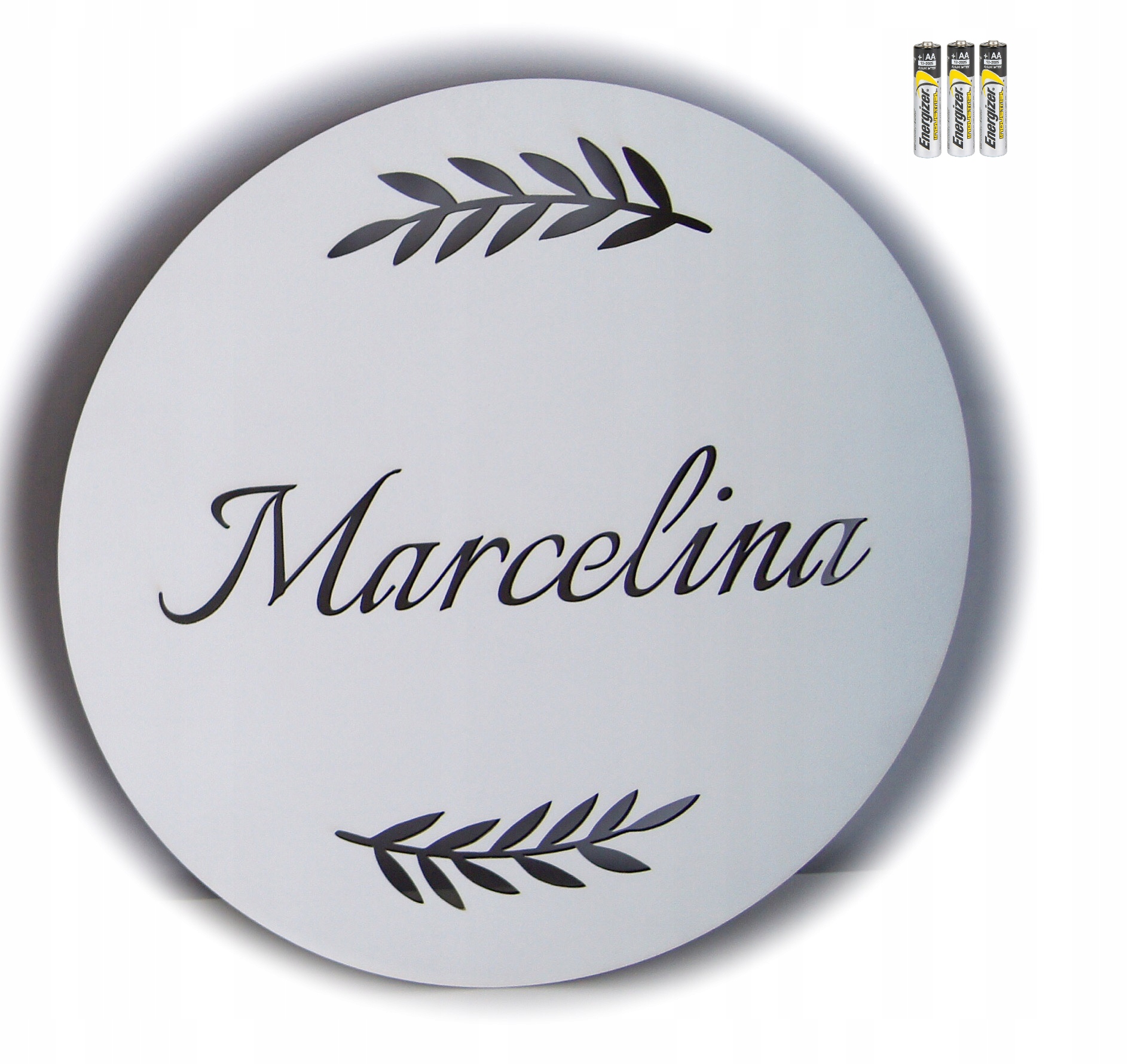 

Lampka nocna Led 37 cm Malowana personalizowan