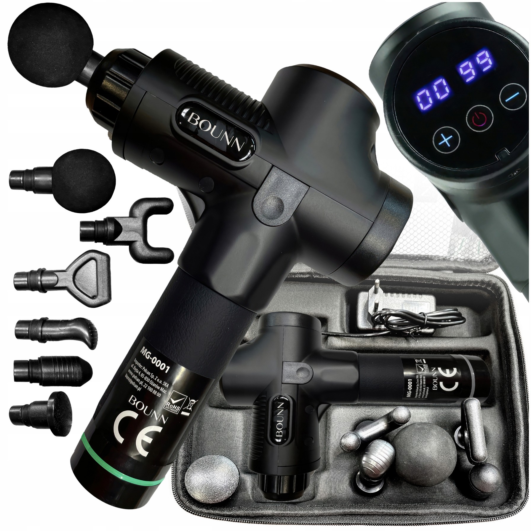 Masážní Pistole Gun Pro Masážní Přístroj Na Záda Nohou Celého Těla