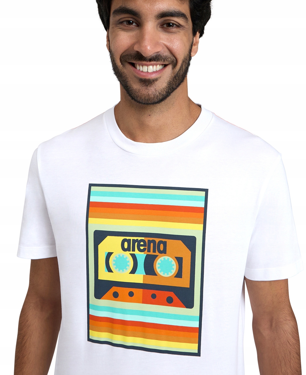 Tričko Arena Men's T-shirt Solid Cotton Music M