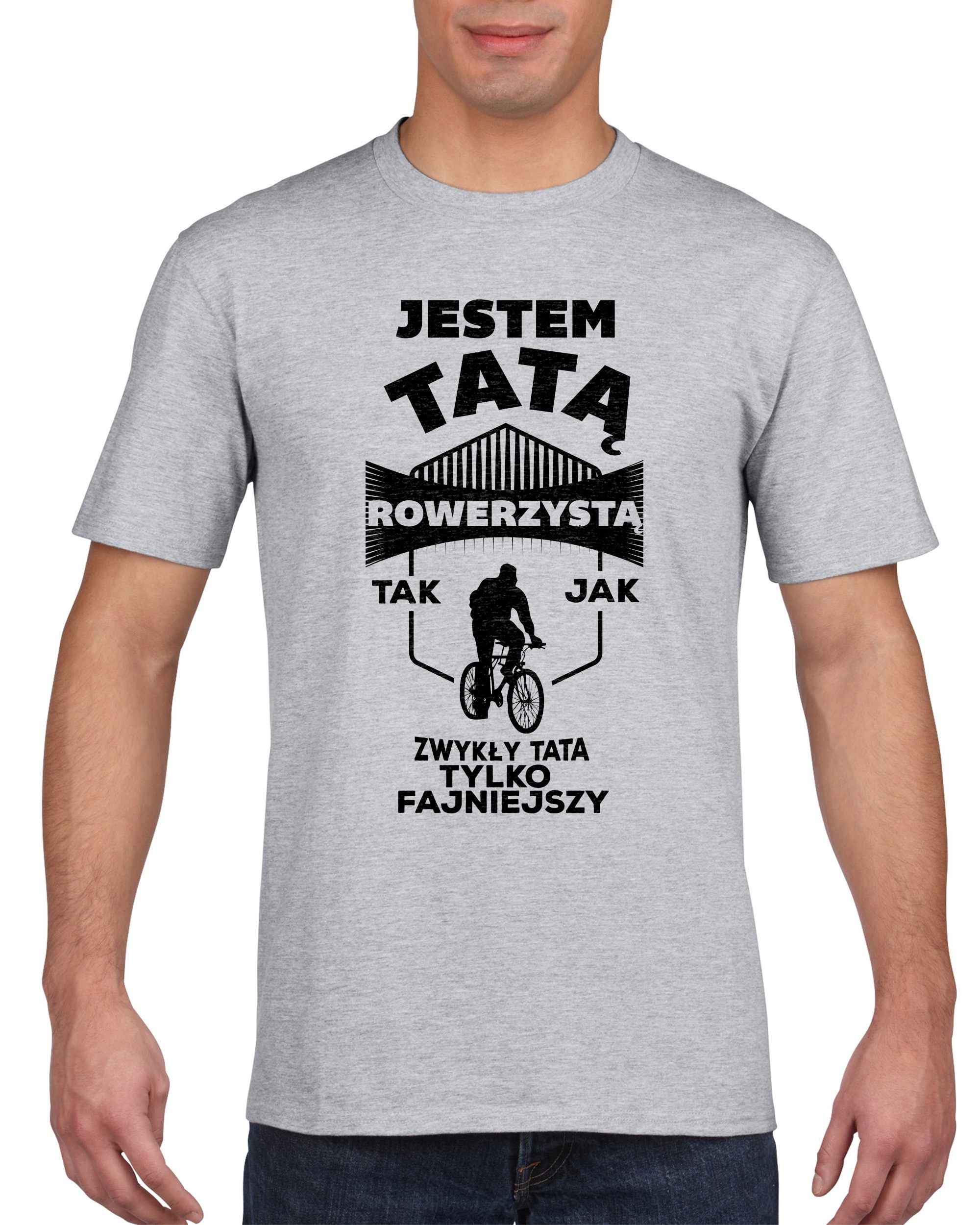 

Koszulka męska Tata Rowerzysta Fajniejszy s XL
