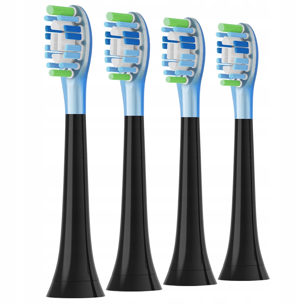 4 KOŃCÓWKI DO PHILIPS SONICARE C3 PREMIUM BLACK