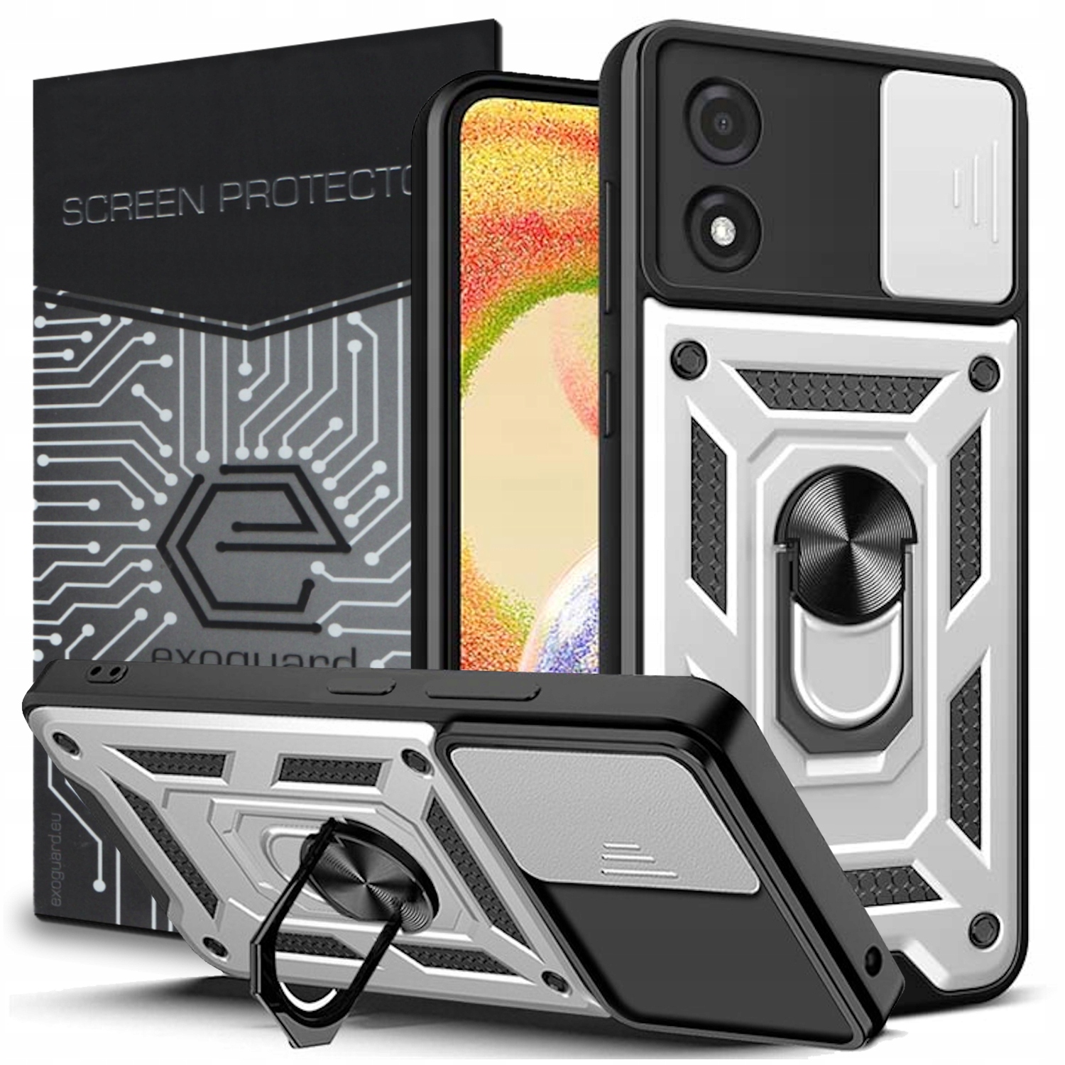 

Etui Pancerne Cover+szkło do Motorola Moto E13