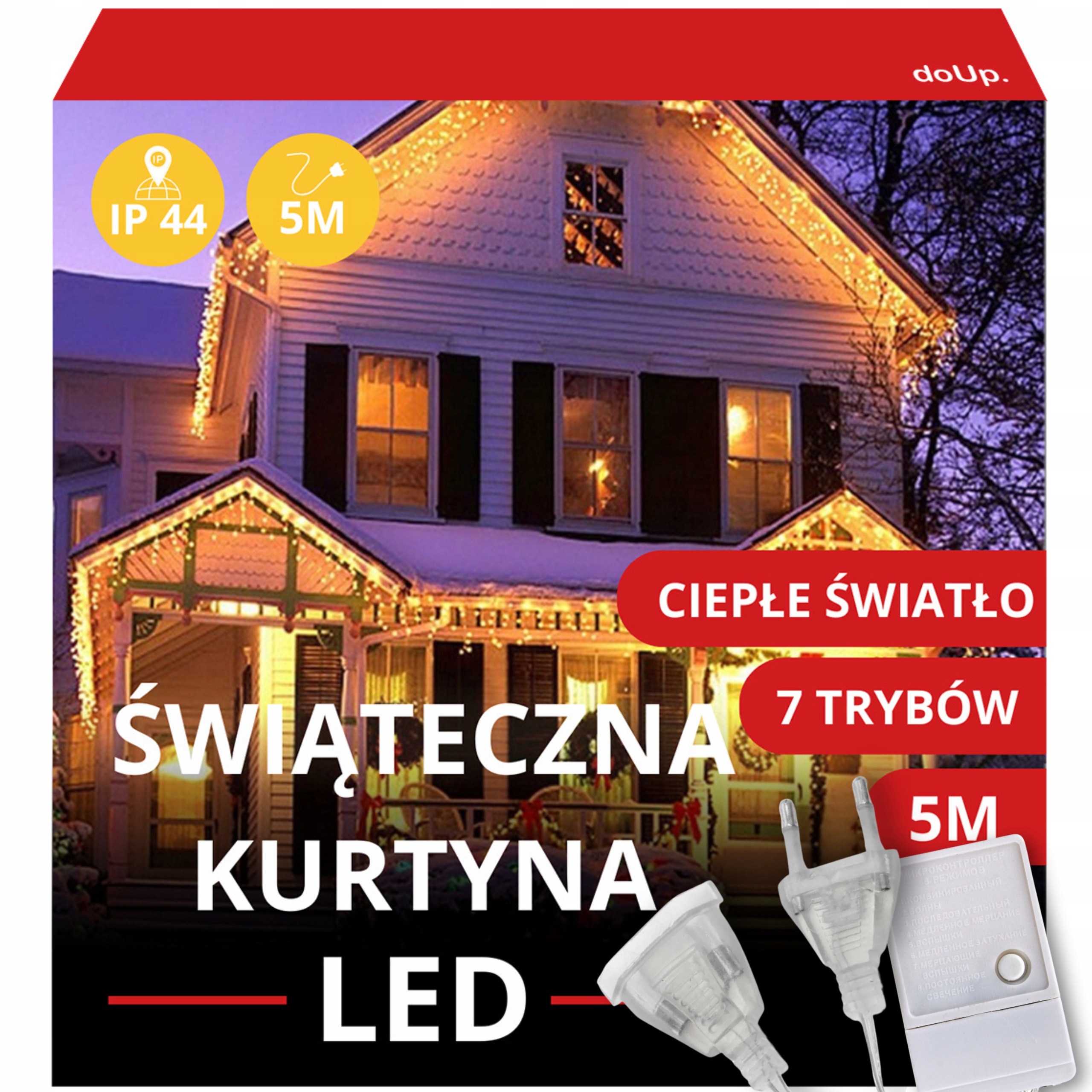 Vánoční Led Girlanda 5M 150 Světel Řetěz Závěs Do Domu Interiéru Venkovní