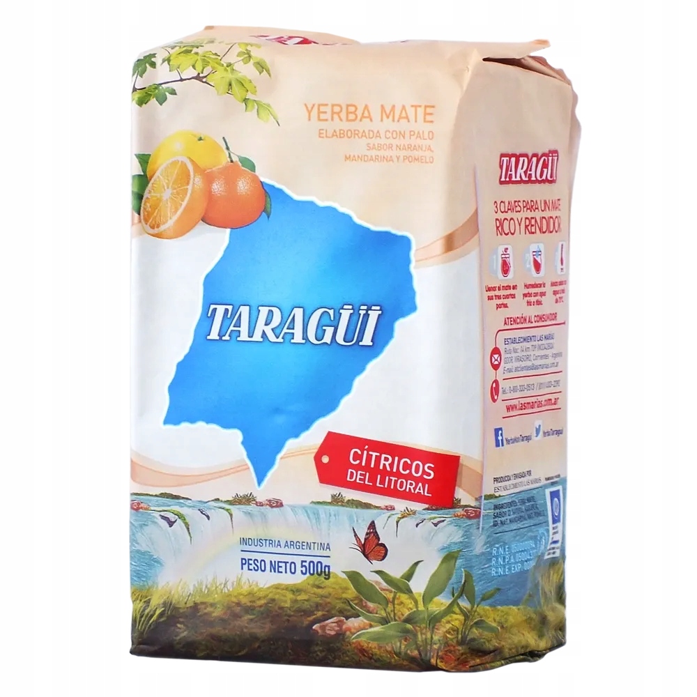 Levně Taragui Prunus del Litoral (citrusová) 0,5 kg