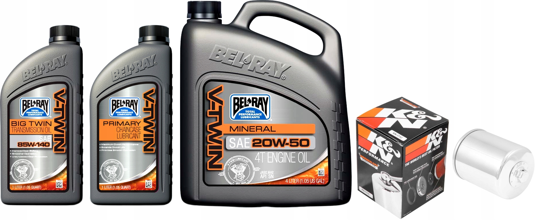 Olej filtr Harley Davidson Heritage Dyna Road Zestaw serwis Bel-ray V-twin