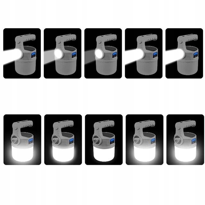 LAMPA KEMPINGOWA LED LATARNIA PRZENOŚNE OŚWIETLENIE KEMPINGOWE DO NAMIOTÓW Marka inna marka