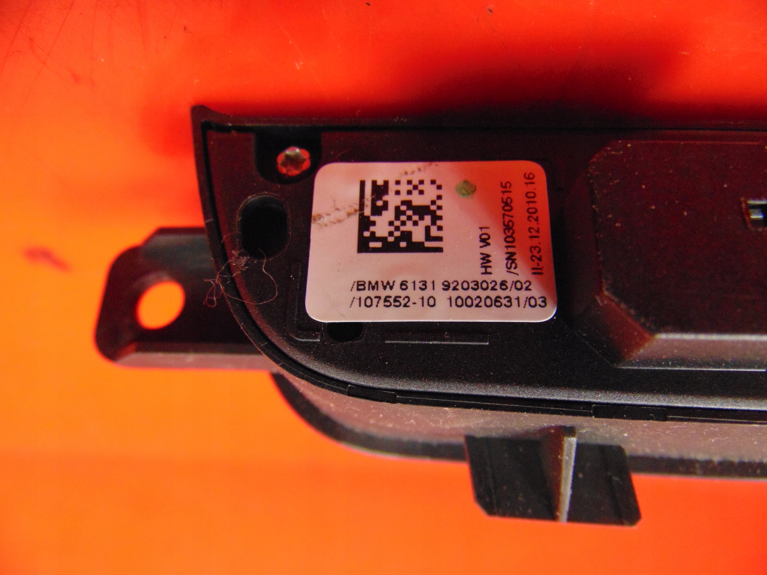 BMW X3 F25 switch PANEL PDC ESP 9203026