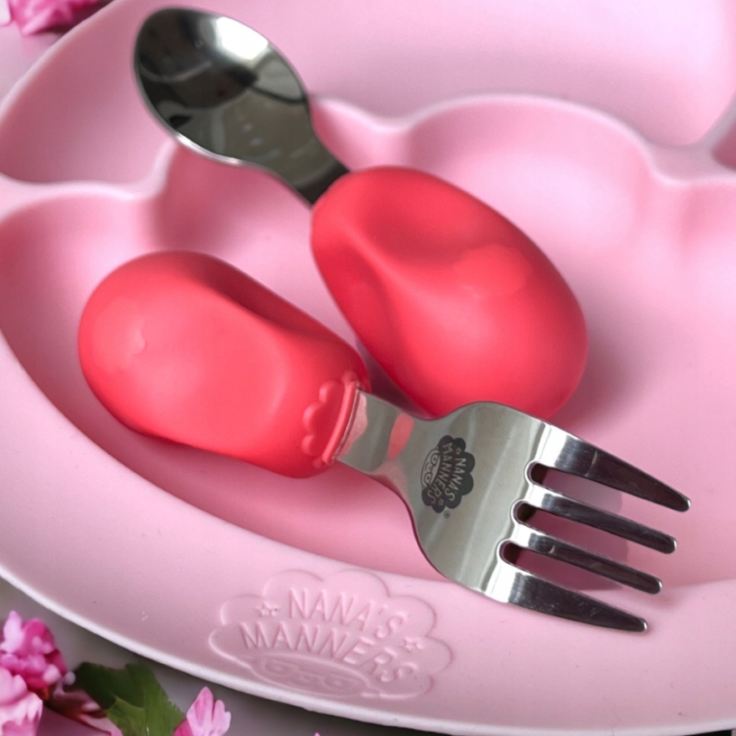 WIDELEC I ŁYŻKA do Rozszerzania Diety DLA DZIECI Marka Nana's Manners