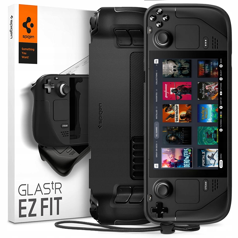 

Zestaw Spigen Etui Case Szkło Na Steam Deck