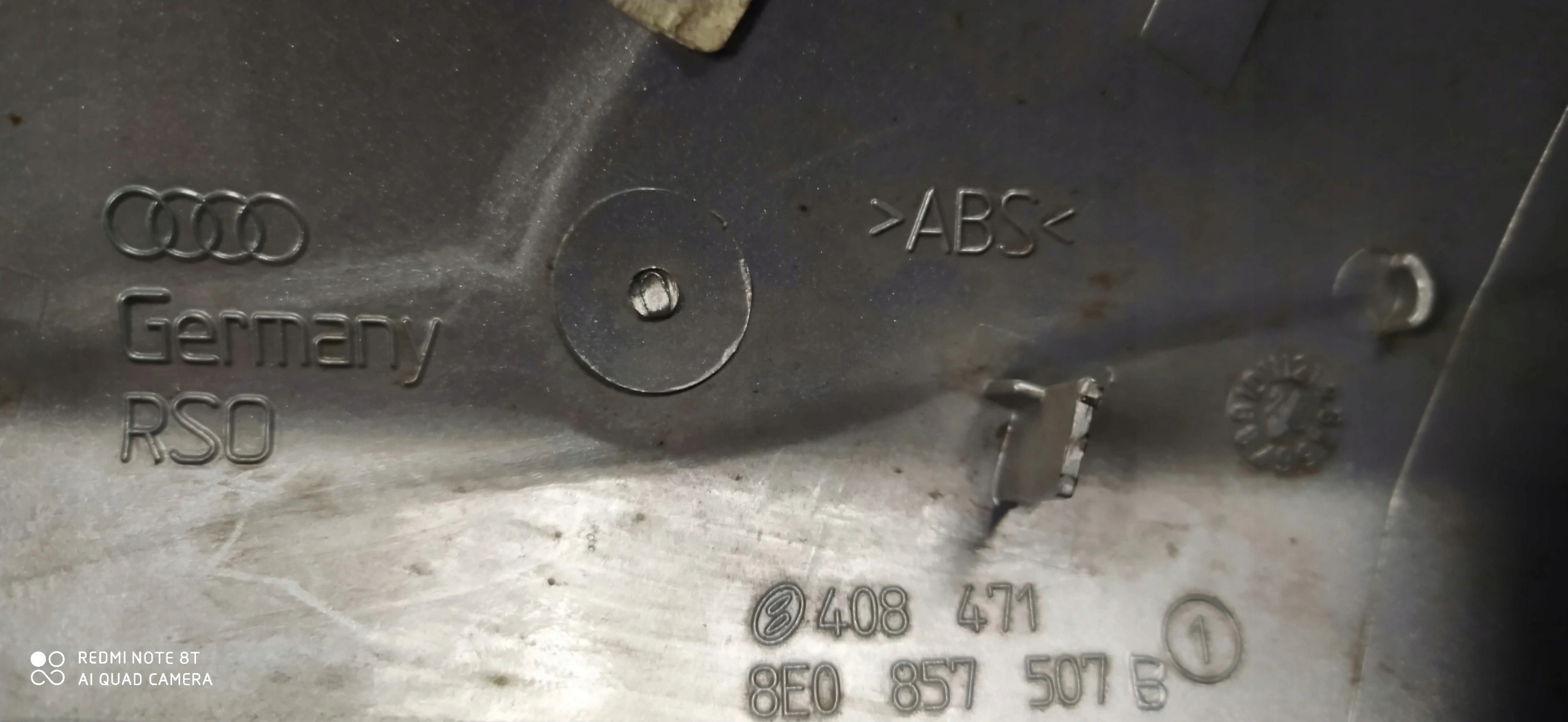 obal zrcadla AUDI A4 B6 levé