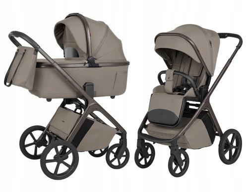 Carrello Vector F wózek 2w1 składana gondola spacerówka Flannel Beige