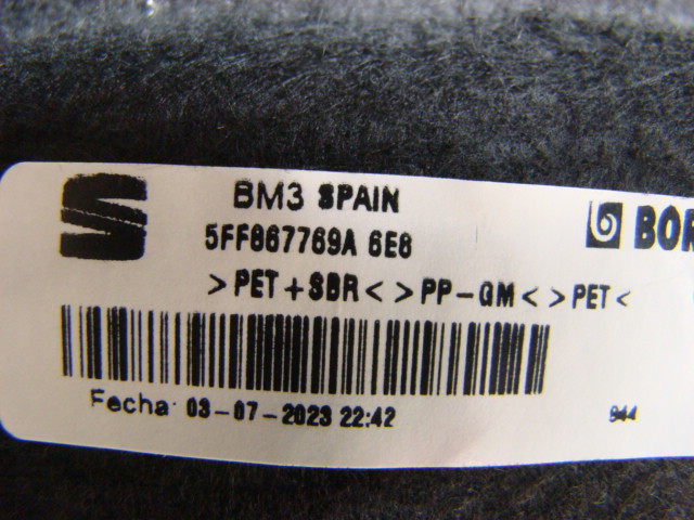 PÓŁKA BAGAŻNIKA CUPRA FORMENTOR 5FF 5FF867769A Producent części Cupra OE