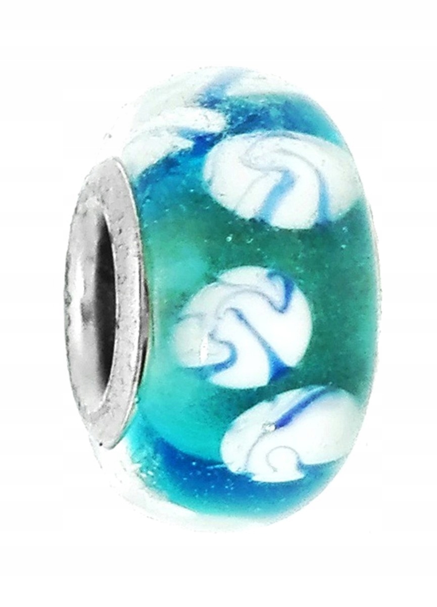 

Zawieszka beads - morski z wzorami