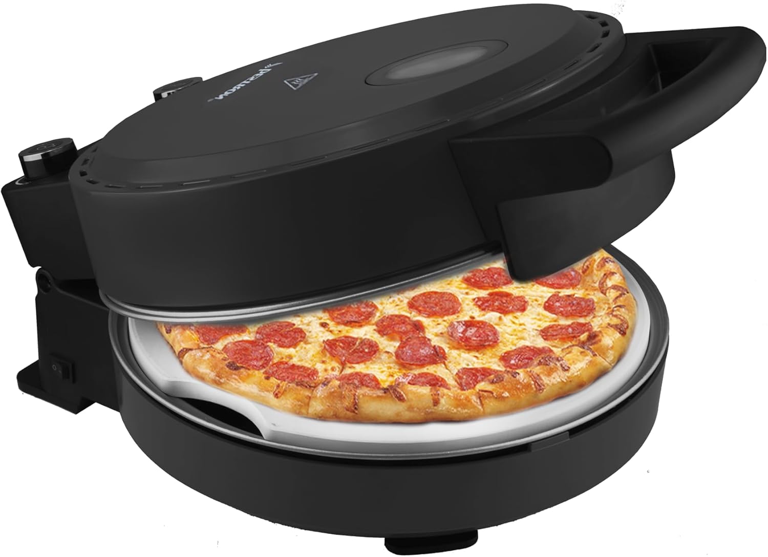 Piec do pizzy Neapoletana Bestron APZ500BL kopułkowy 320 Stopni C 1500 W