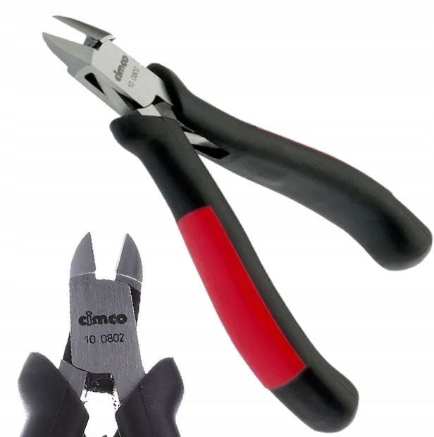 Kleště štípací boční pro jemnou elektroniku s břitem Cimco