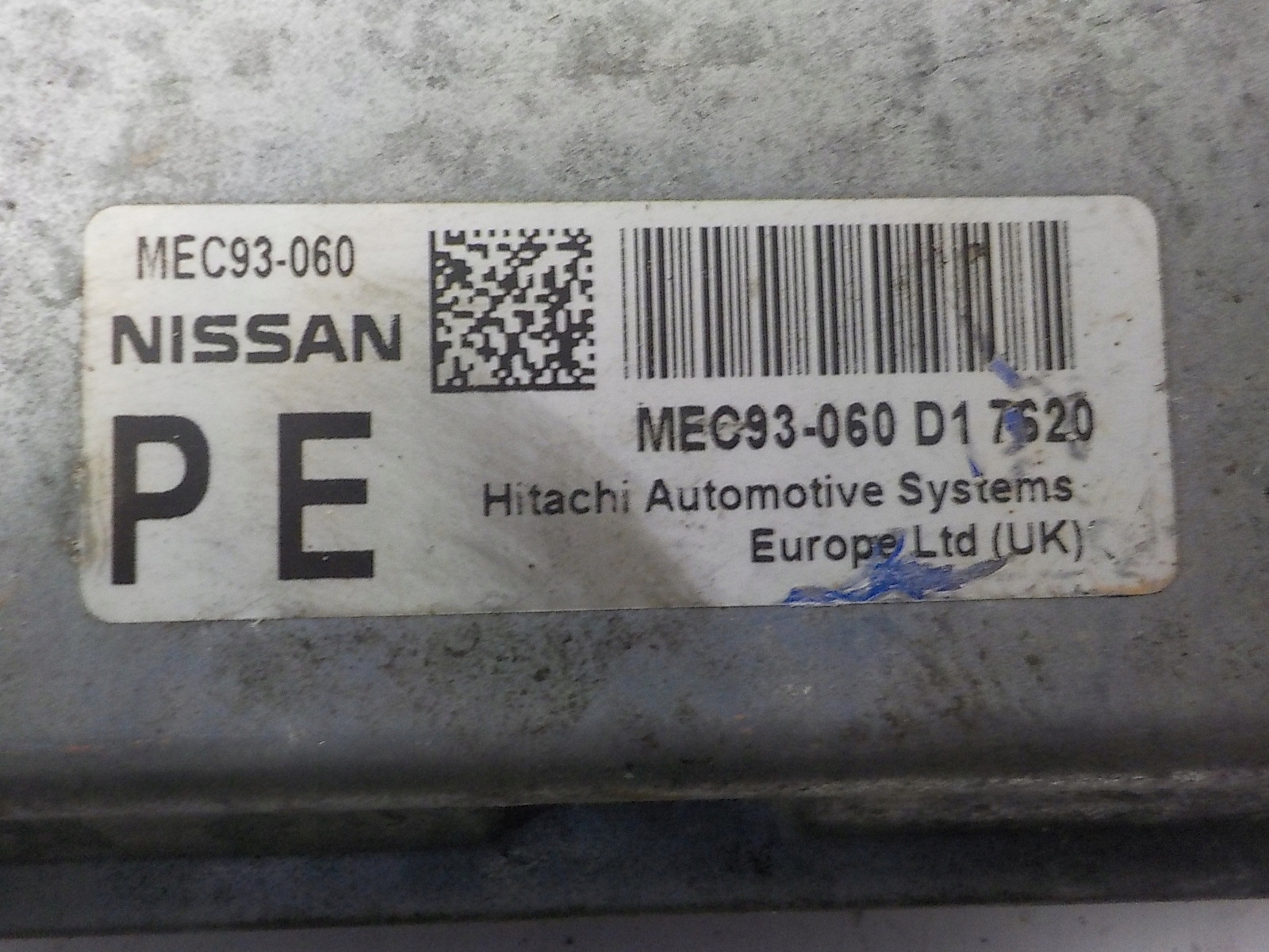 NISSAN computer control unit MEC93-060 D1 PE