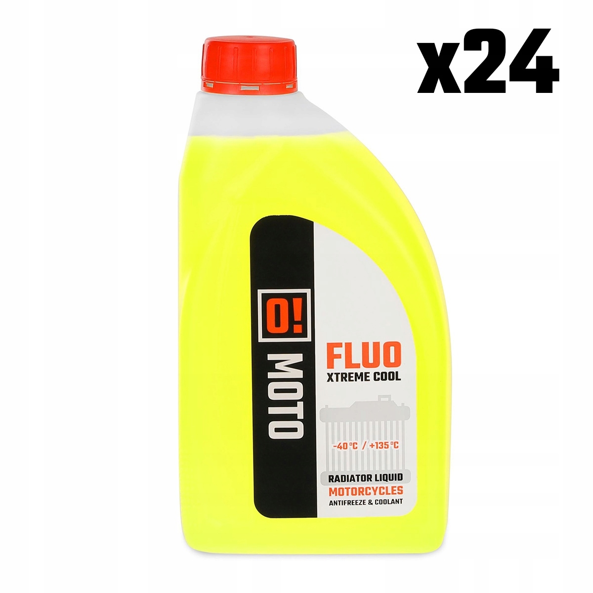 Omoto Sada 24 Kusy Kvapalina Do Chladičov 1L O! Fluo Xtreme COOL+135 Hotová D
