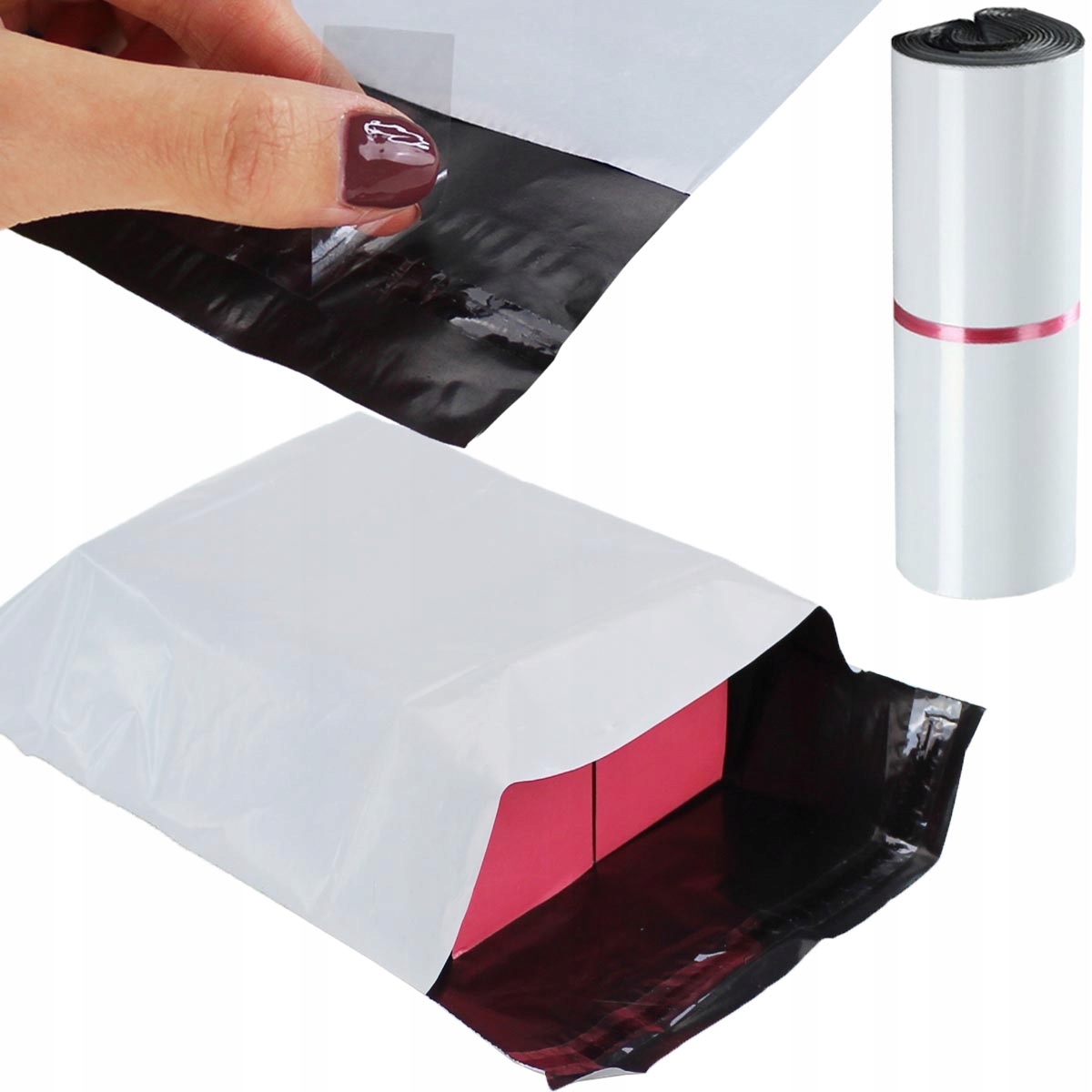 FOLIOPAKI KURIERSKIE FOLIOPAK KOPERTY 310x420 50szt A3 FOLIOWE BIAŁE